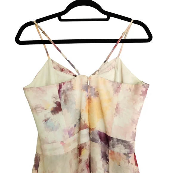 HUNTER BELL New York Maxi Gown Dress - Multicolor Watercolor Print - Picture 4 of 8